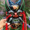 Painted Nuo Opera Mask - Black on SmartShanghai