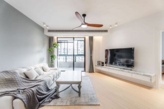 Modern 2-Bedroom with Balcony, Central A/C & Wall Heating  Listing on SmartShanghai housing
