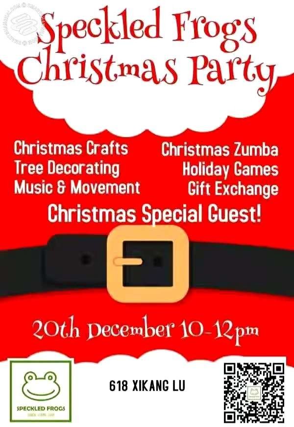 Speckled Frogs' Christmas Party