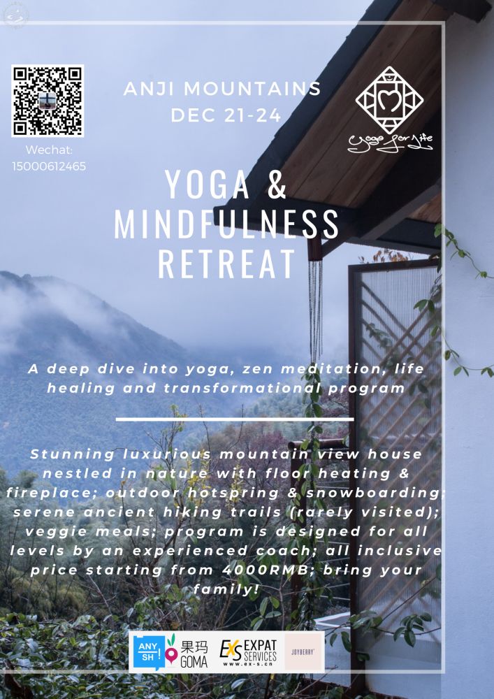 Yoga & Mindfulness Retreat, from December 21-24