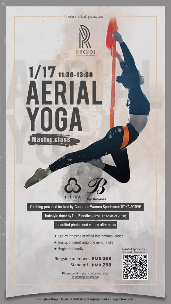 Aerial Yoga Masterclass in Ringside