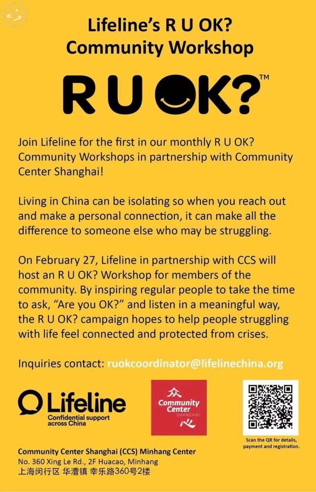 Lifeline's "R U OK?" Workshop