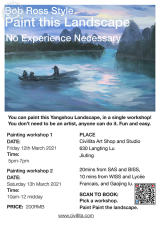 Bob Ross Style Landscape Painting Workshop