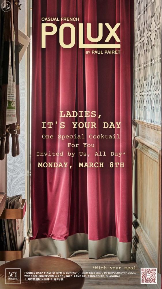 Ladies, it's your day! 