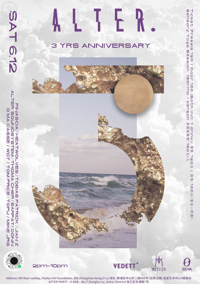 ALTER. 3 Years Anniversary (Pre-Sale Sold OUT! Tickets Available @ Door)