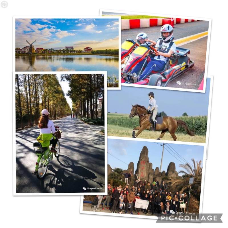Chongming Island: Horse Riding, Go Karting, and Cycling