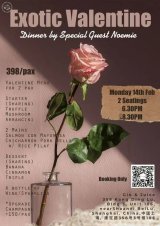 Exotic Valentine Dinner by Noemie at Gin & Juice 