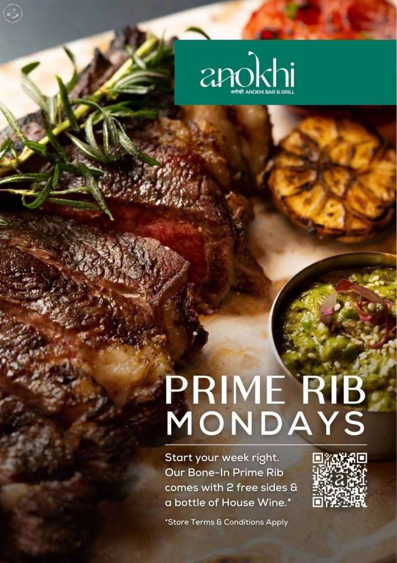 Prime Rib Mondays - Steak & Wine for 888rmb