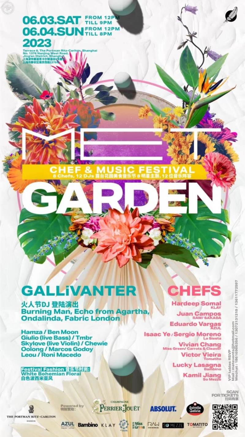 MET Garden Festival - Chefs & Music