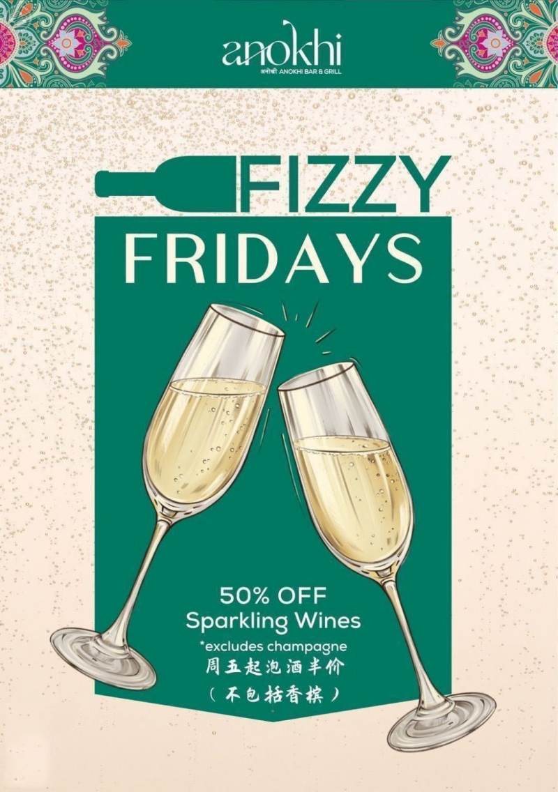Fizzy Fridays: Sparkling Wine Night - 50% Off