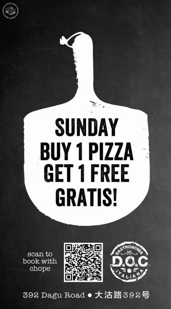 Sunday Pizza Deal