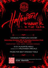 Halloween Dinner in the Dark 