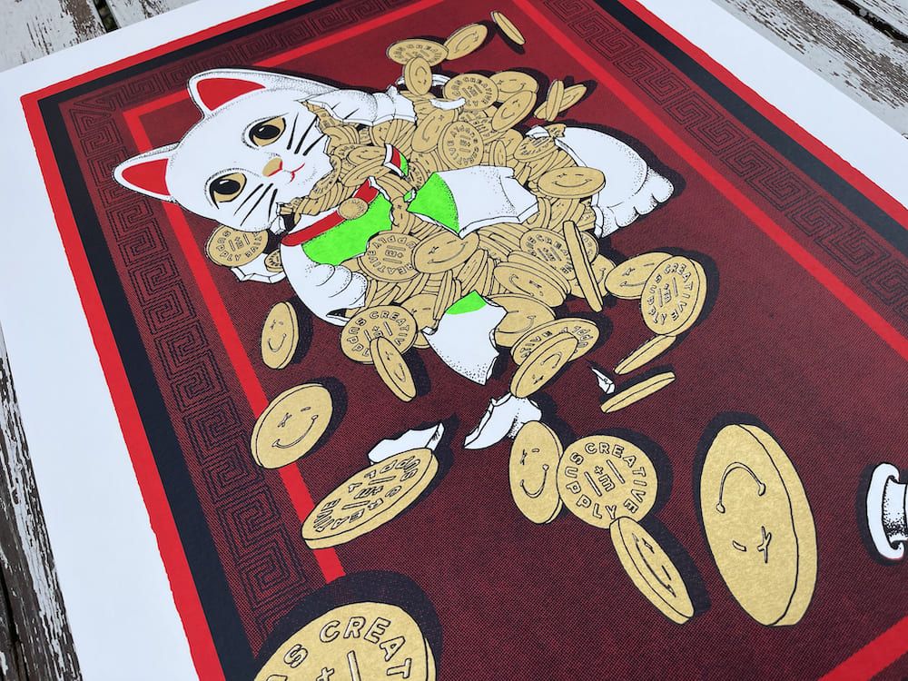 Smash Product: Lucky Cat - Poster