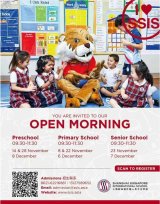 Shanghai Singapore International School Open Days