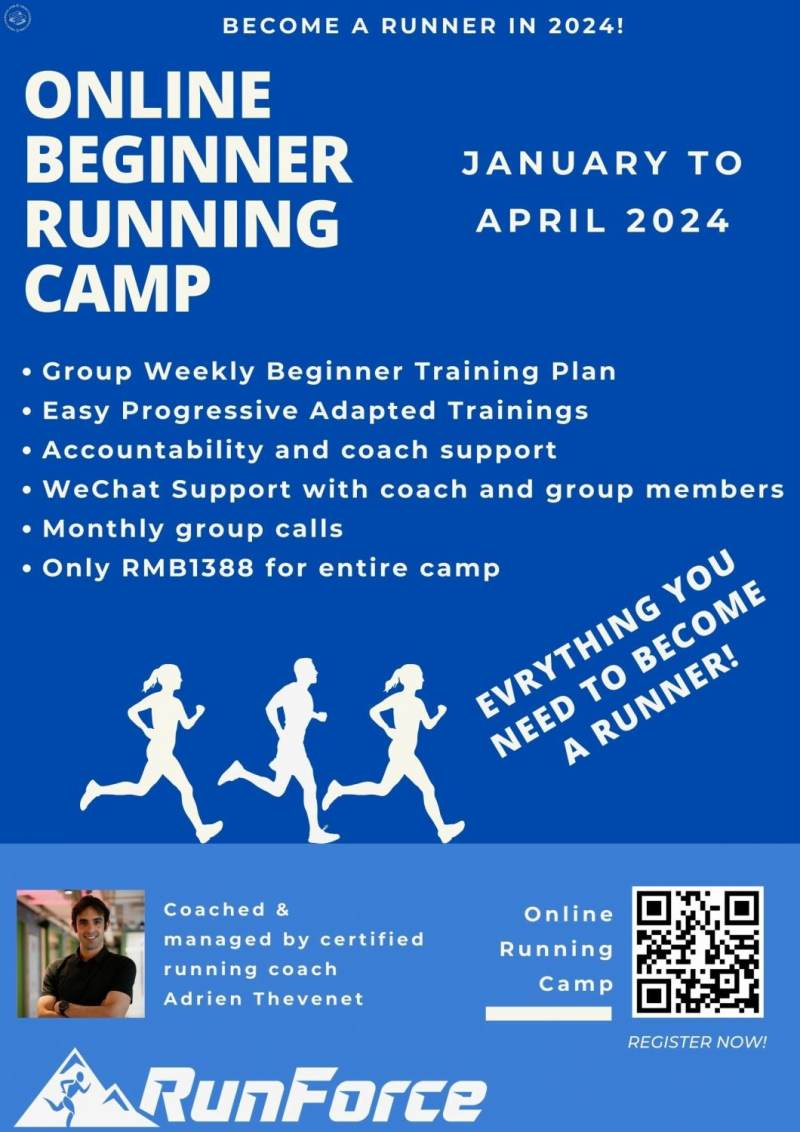 January to April Running Camp for New Runners