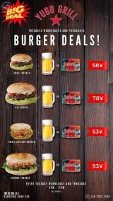 Weekly Burger Deals