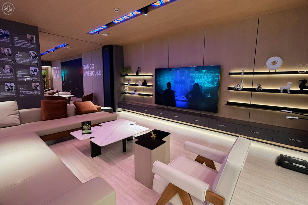 A Sleek Member's Lounge...