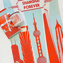 Shanghai Forever Tea Towel 