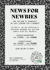 News For Newbies - Discounts On Haircuts & Beardtrim