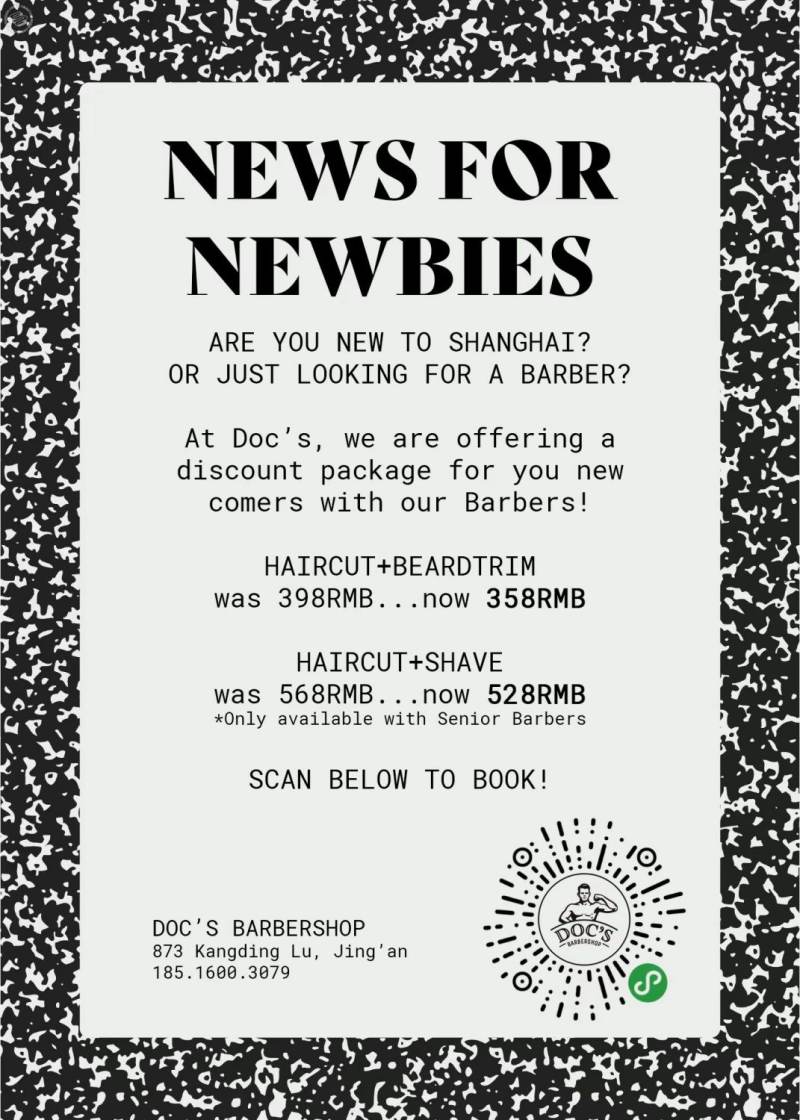 News For Newbies - Discounts On Haircuts & Beardtrim