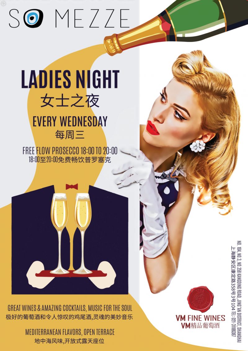 So Mezze Ladies Night - Free Flow