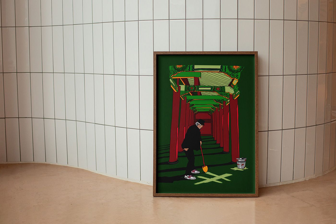 Smash Product: Water Calligraphy - Poster