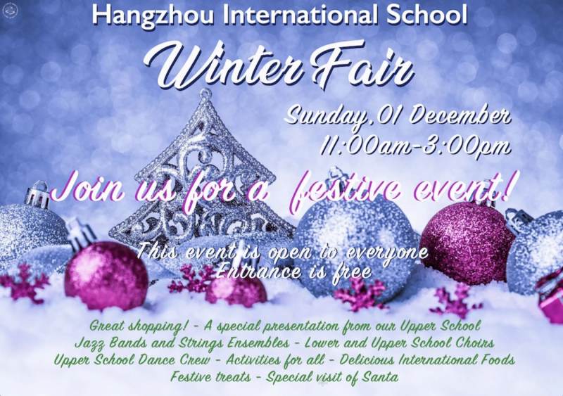 Winter Fair at Hangzhou International School