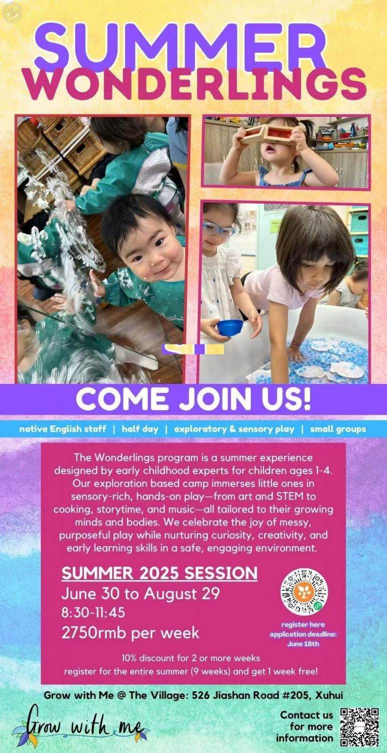 Wonderlings Summer Program 2025