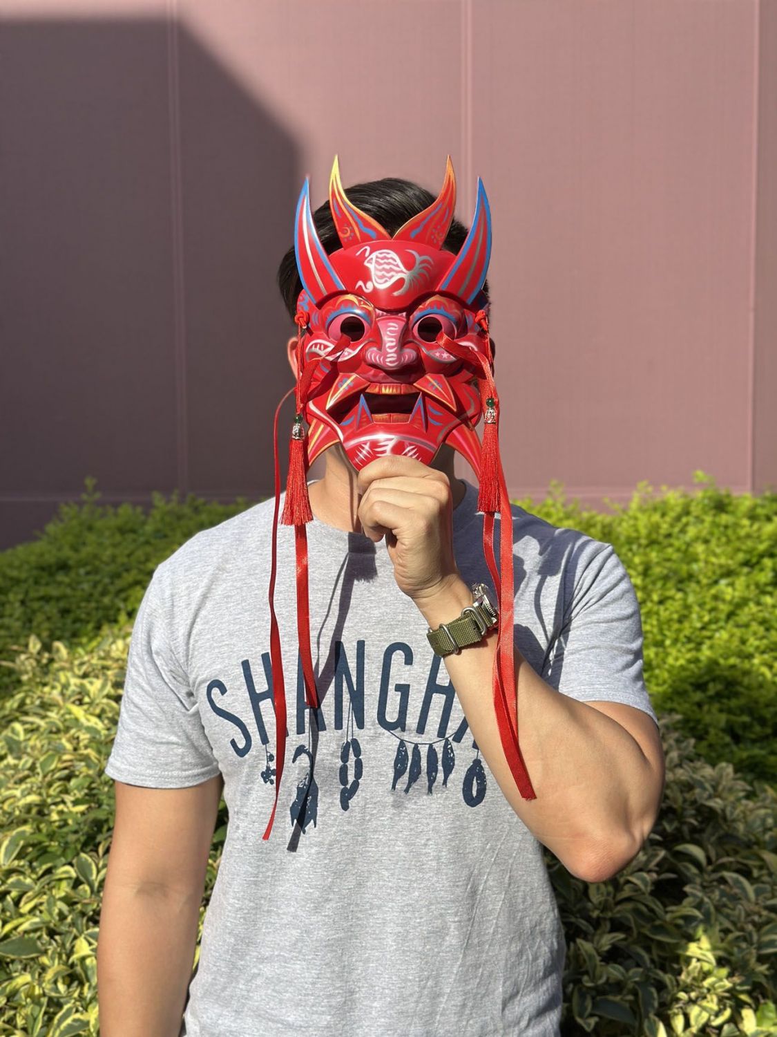 Smash Product: Painted Nuo Opera Mask - Red