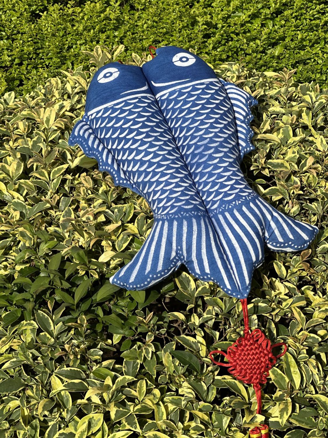 Smash Product: Indigo Double Fish Hanging