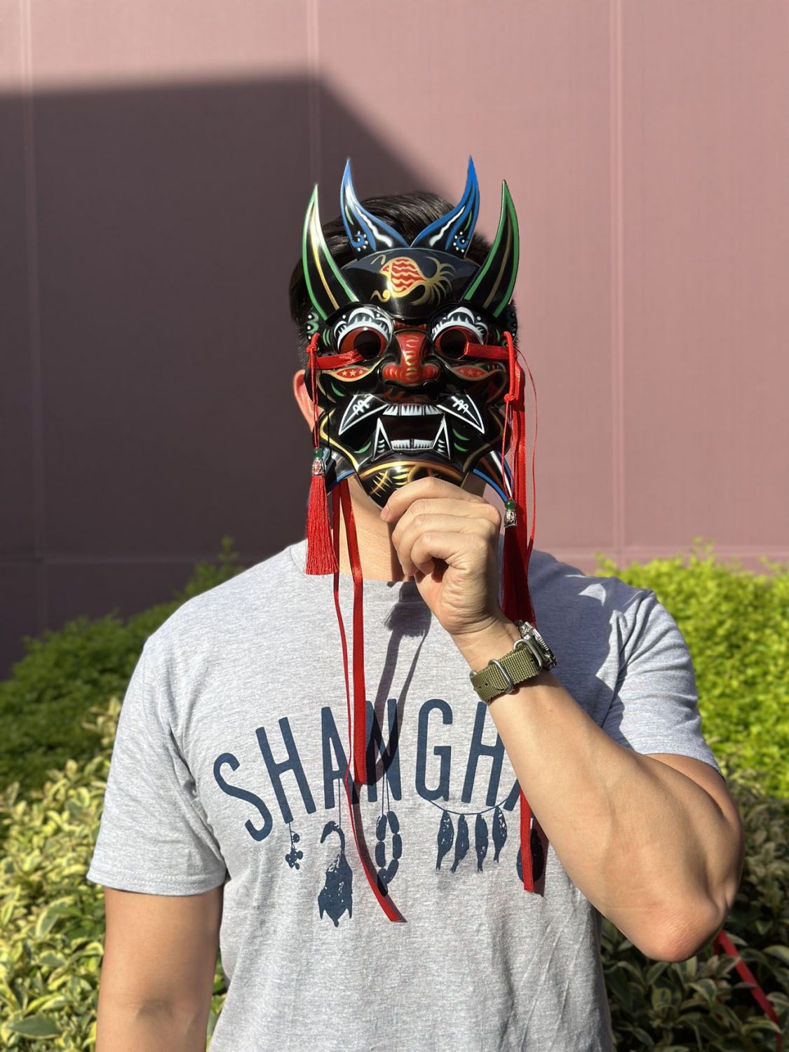 Smash Product: Painted Nuo Opera Mask - Black