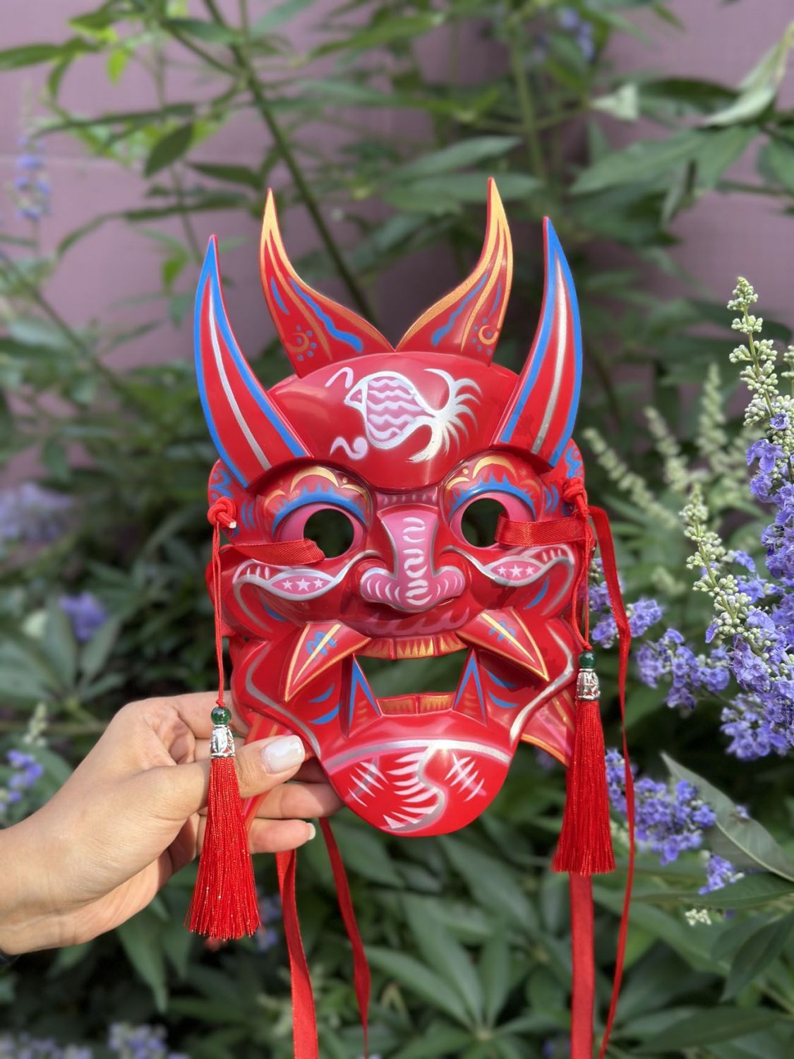 Smash Product: Painted Nuo Opera Mask - Red