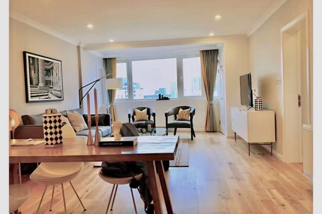 Designed 2BR with floor heating& balcony nr jiao tong university