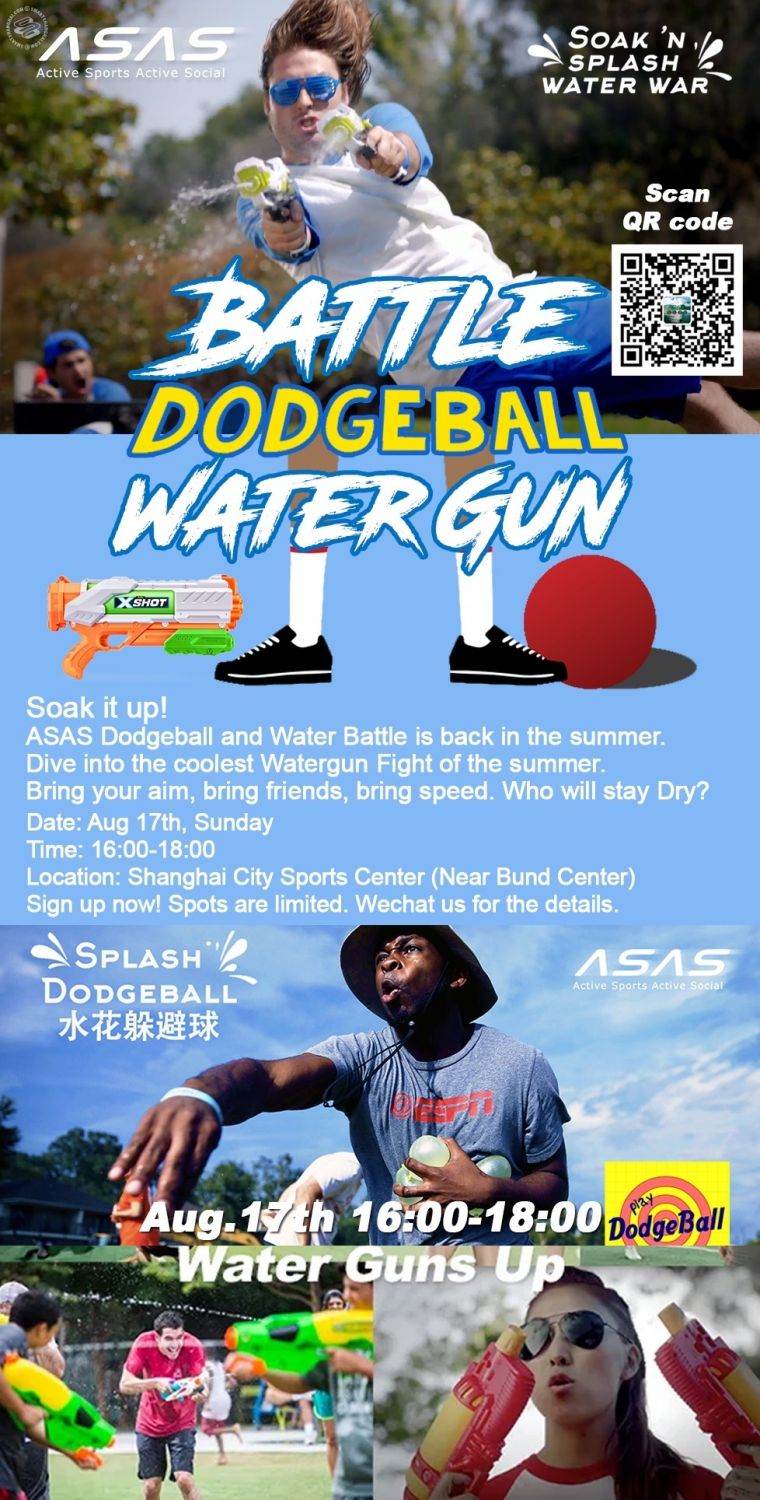 ASAS Splash Dodgeball 'N Water Gun Fight
