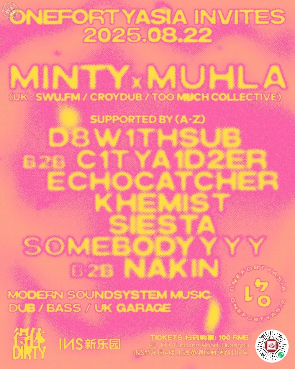 Onefortyasia Pres. Minty & Muhla