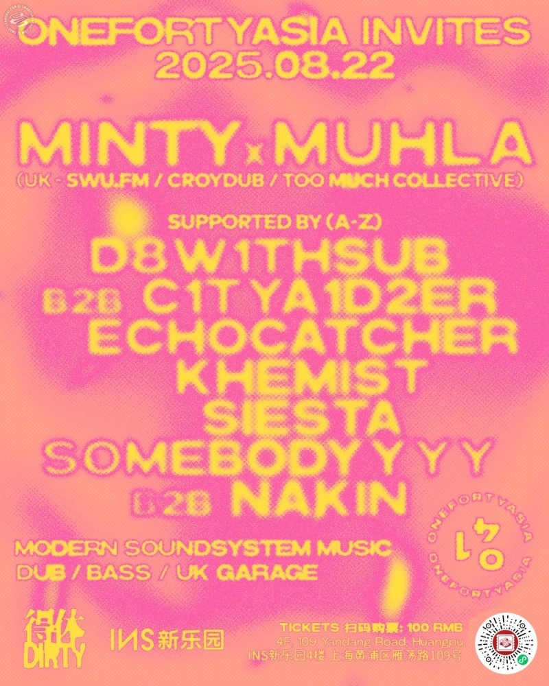 Onefortyasia Pres. Minty & Muhla