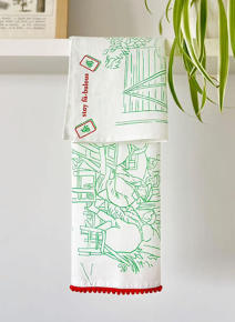 Fā-bulous Mahjong Tea Towel