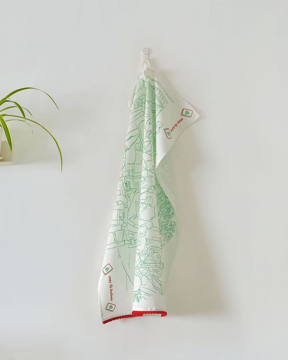 Smash Product: Fā-bulous Mahjong Tea Towel