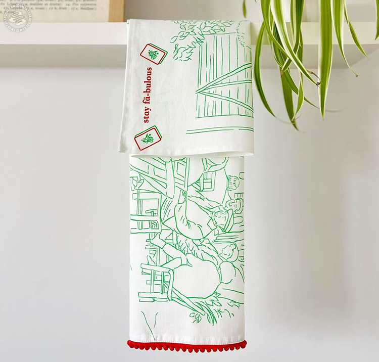 Smash Product: Fā-bulous Mahjong Tea Towel