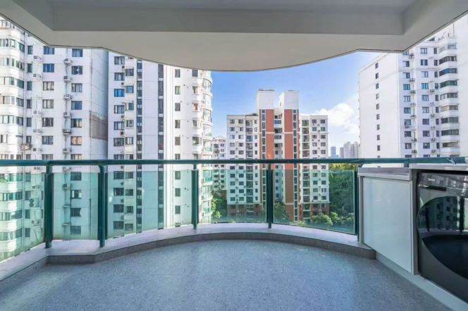 Elevator 2br/2bth apt with balcony@ zhongshan park