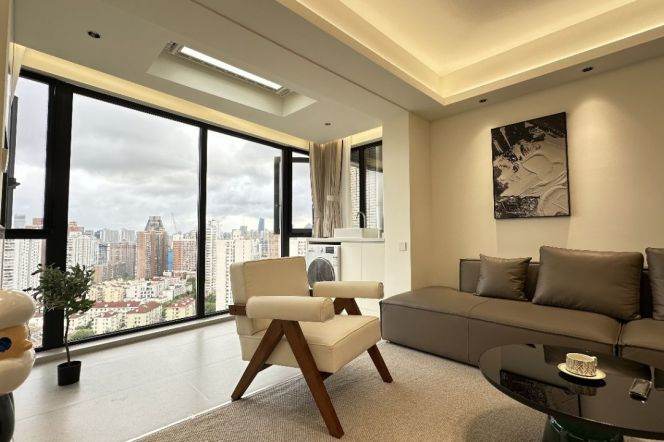 Zhongshan Park/2br2bt/central AC/floor heat/oven/dishwasher