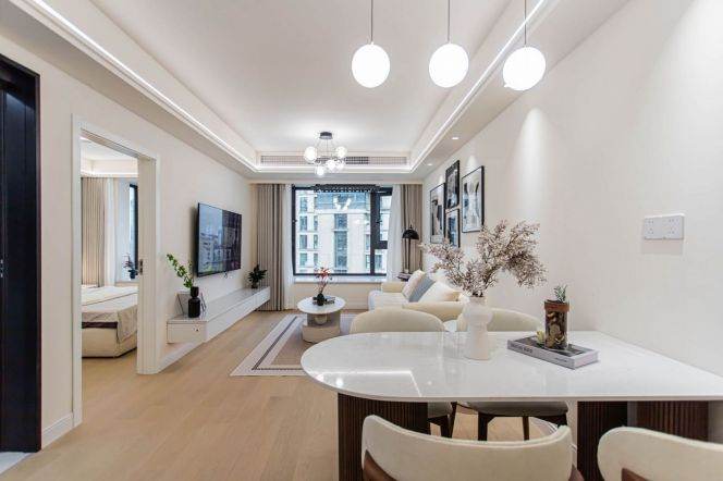 brand new big 1 bedrooms floor heating nice view in Zhong shan park 17K