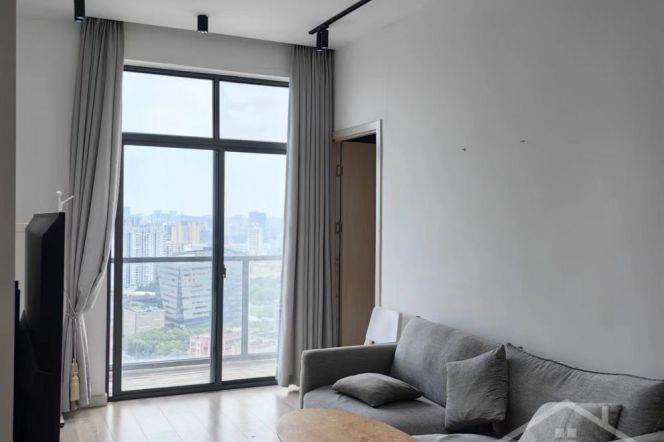 Open balcony 1+1 bedrooms Apt +Heating+oven+central AC@Zhongshan Park