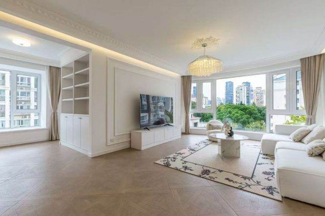 modern beautiful 3brs floor heating open kitchen balcony modern furniture in Gubei