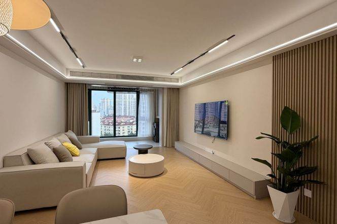 brand new 3brs floor heating brand new furniture in Zhong shan park line 2,3,4