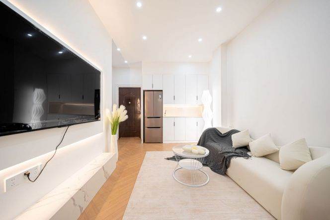 Modern 1Br/1Lr/1Bt apt nr Changshou rd,M7/13