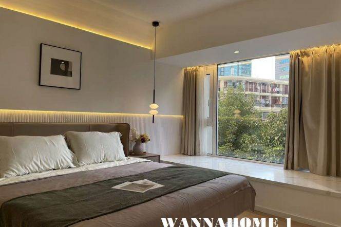 Great Compound+Spacious&Bright 2Bdrs 1Bath Apt+Greenery View+L1/2/8 People's Square