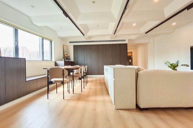 190 sqm 3 br Apt &huge living room &floor heating/jiaotong university 19K
