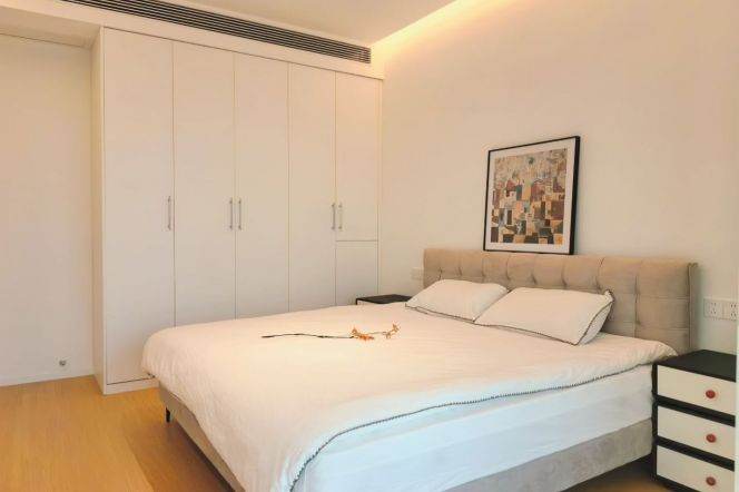 Zhongshan Park/2br1bt/central AC/floor heat/dishwasher/oven/pool/gym/big balcony