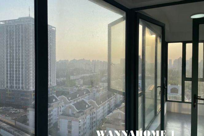 Great Compound+Modern&Spacious 2Bdrs 1Bath Apt+L13/3/4 Jin Sha Jiang Rd+Global Harbor